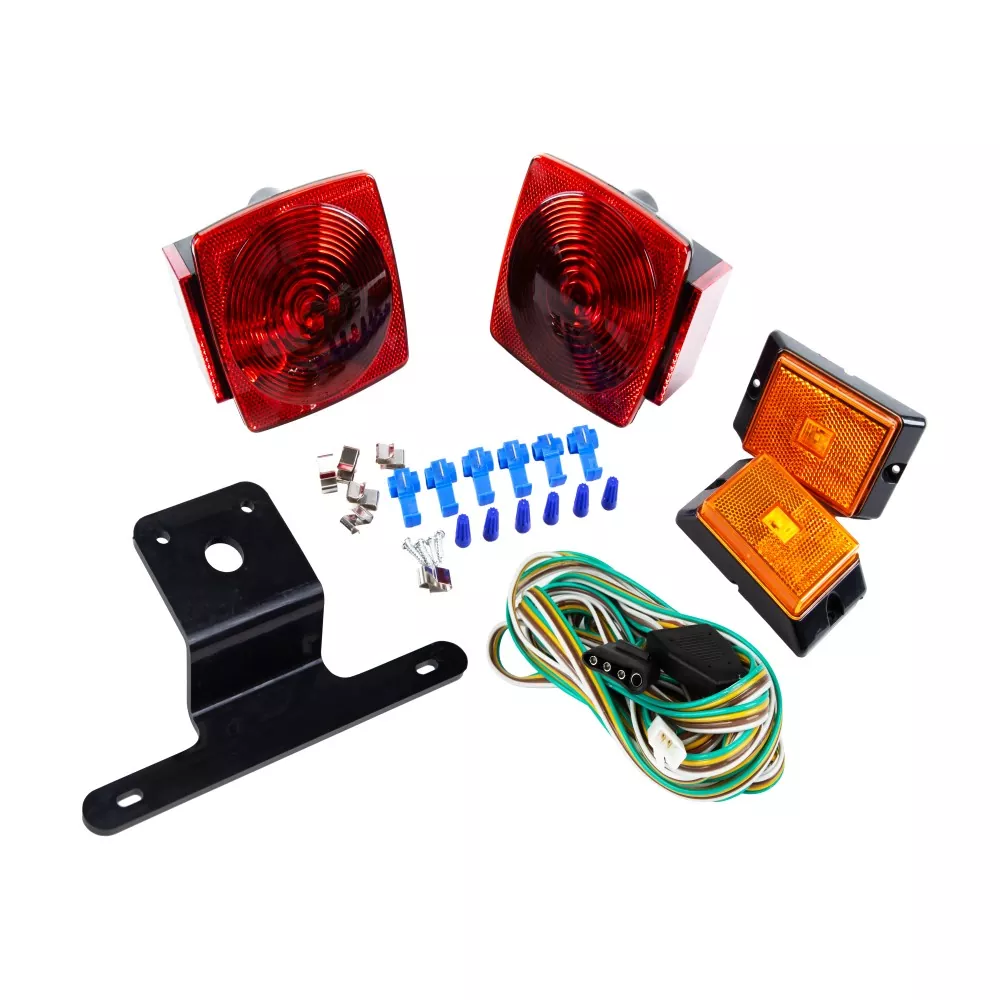 Feu de remorque de moins de 80 pouces, 4 pouces, 1 LED