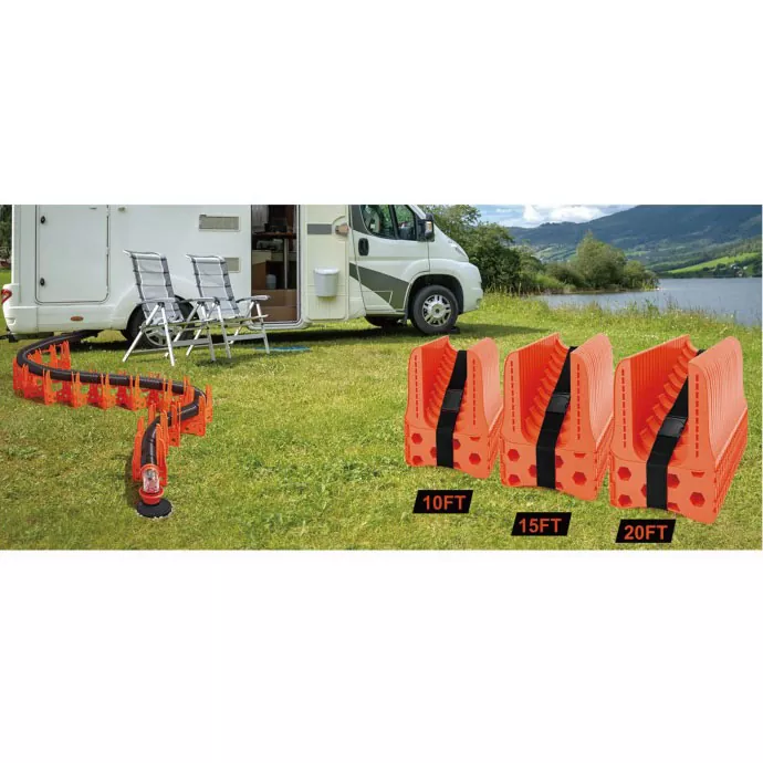 Support de tuyau d'égout pour camping-car