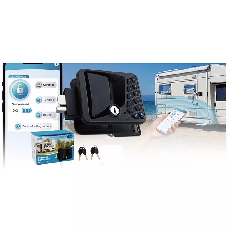 Serrure de porte de camping-car améliorée avec contrôle APP